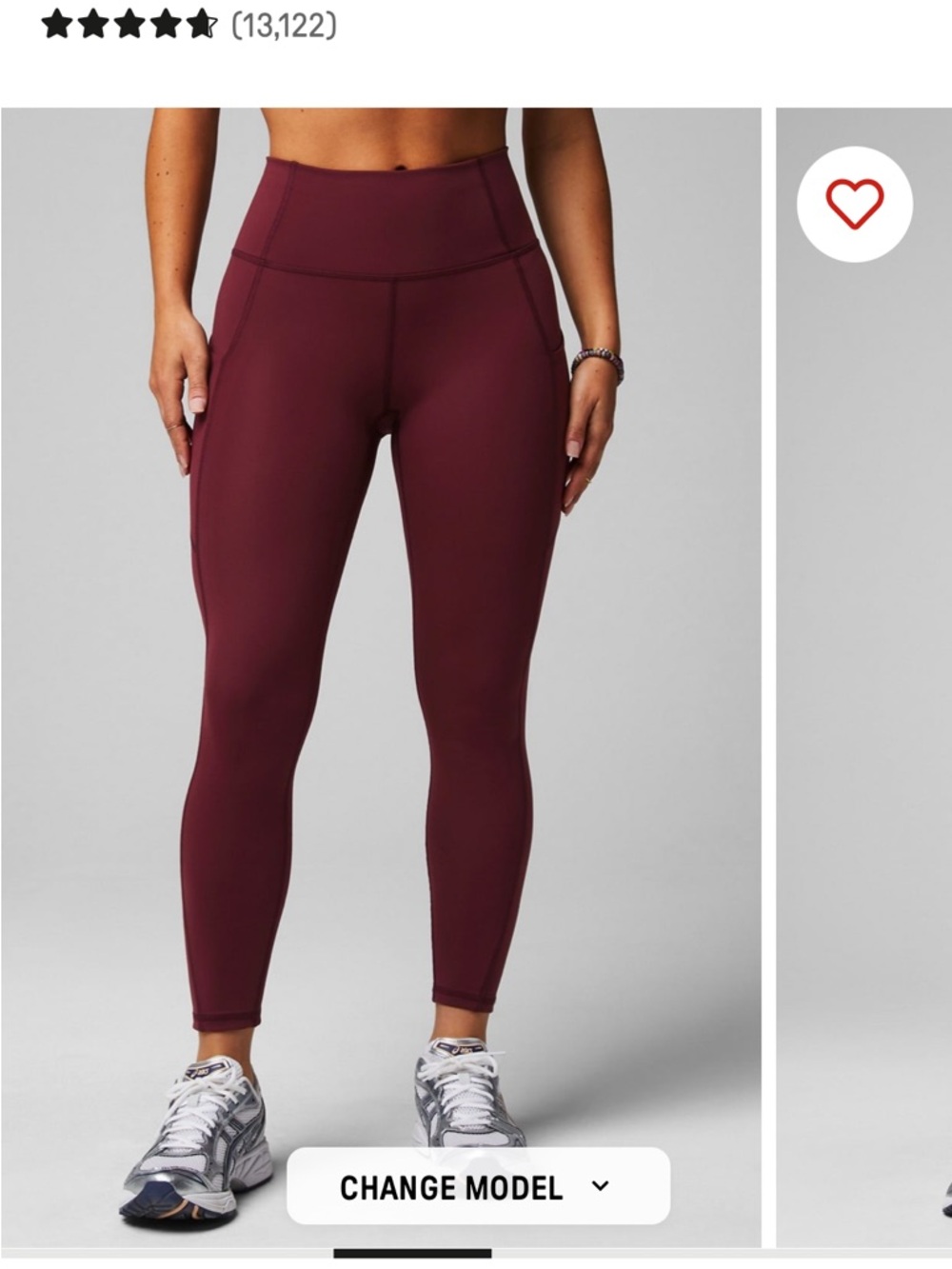 Like New Fabletics Oasis Pure Luxe Leggings Size M
